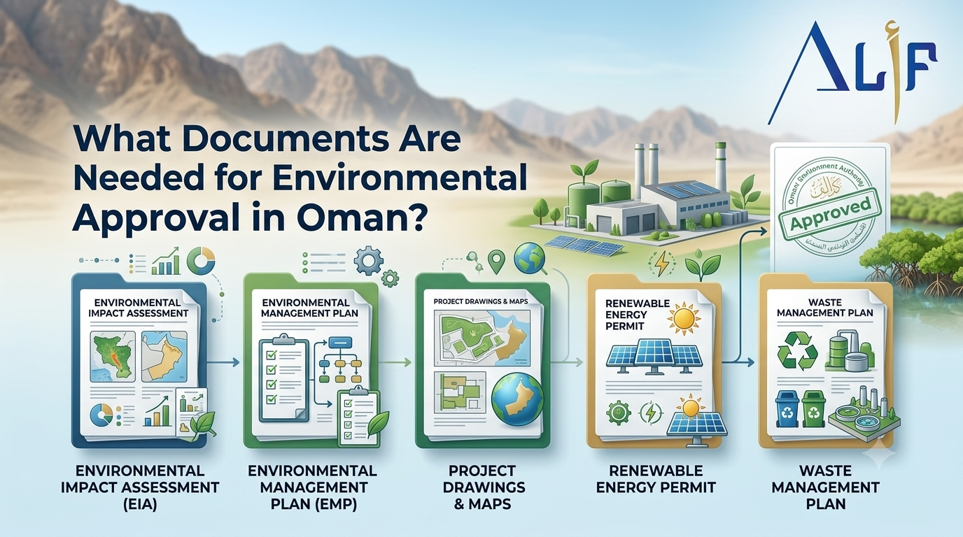 environmental approval Oman, environmental approval documents Oman, environmental permit Oman, environmental compliance Oman, environmental impact assessment Oman, environmental testing Oman